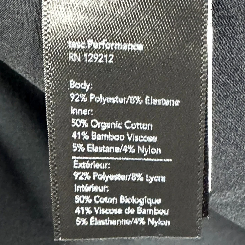 tasc Performance Mens Black Bomber Jacket‎ Full Zip Size XXL Style TM 678